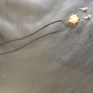 Necklace and earrings